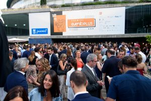 Vista general de los asistentes previa a la entrega de trofeos Eventoplus 2018