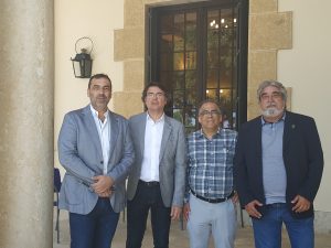 Candidatos. Campo, Sarabia, Alonso y Montesinos