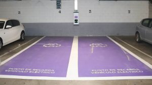 Puntos de recarga vehículos eléctricos Vithas Sevilla