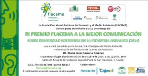 invitación IX premio Flacema