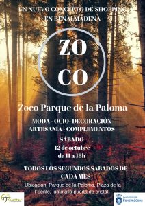 Zoco Parque de la Paloma - Flyer octubre