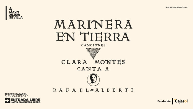 Clara Montes canta a Rafael Alberti en la Fundación Cajasol