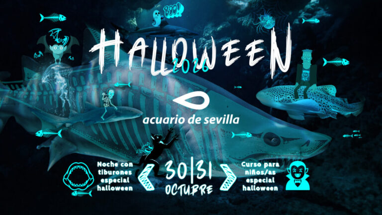 El Acuario de Sevilla celebra Halloween con una noche de misterio entre tiburones y actividades para toda la familia
